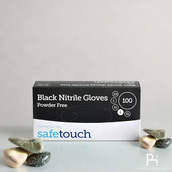 Black Nitrile Gloves Power Free size (L)